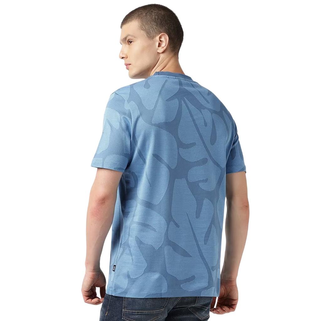 Boss Mens Thompson Leaf Print T-Shirt