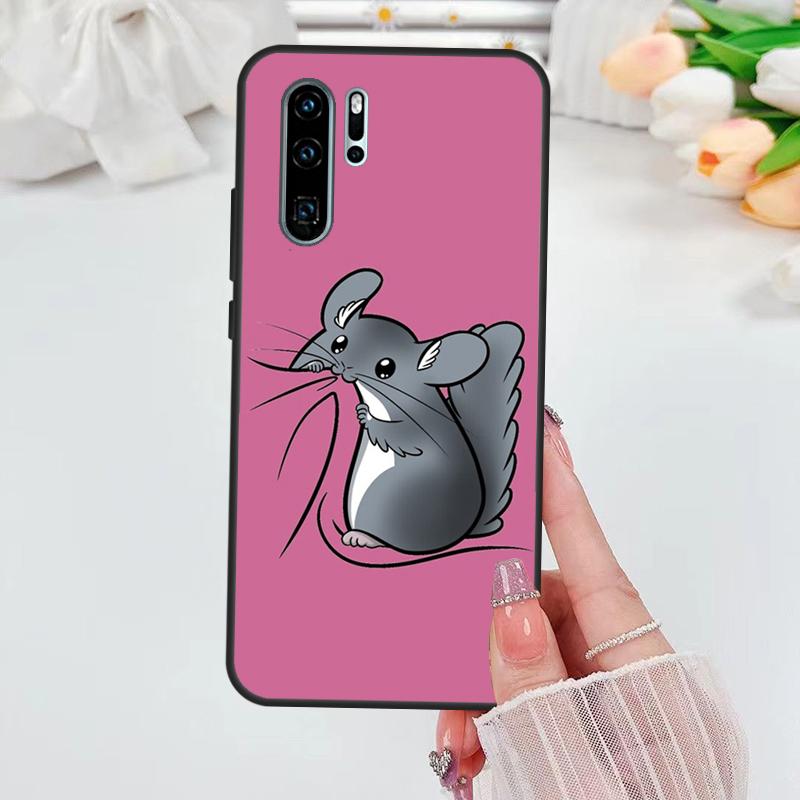 Милый мультяшный шиншилла для Huawei Nova 12i 11i 8i 12s Y73 Y72 Y61 Y91 Y90 Y70 Y60 9 10 SE P30 P40 Lite P60 Pro Чехол