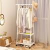 Simple Clothes Drying Rack Floor Hanger Triangle Clothes Hangers Household Bedroom Clothess Hanger For Bedroom With Wheels