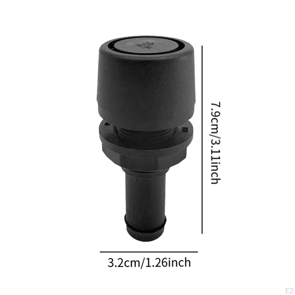 Fuel Gas Tank Vent Black Easy Installation Boat Professional Versatile Replacement