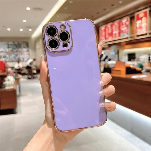 Для Iphone 13 чехол для телефона с гальваническим покрытием для Iphone 14 11 12 Pro Max Xs X Xr 12 13pro 14plus противоударный бампер задняя крышка