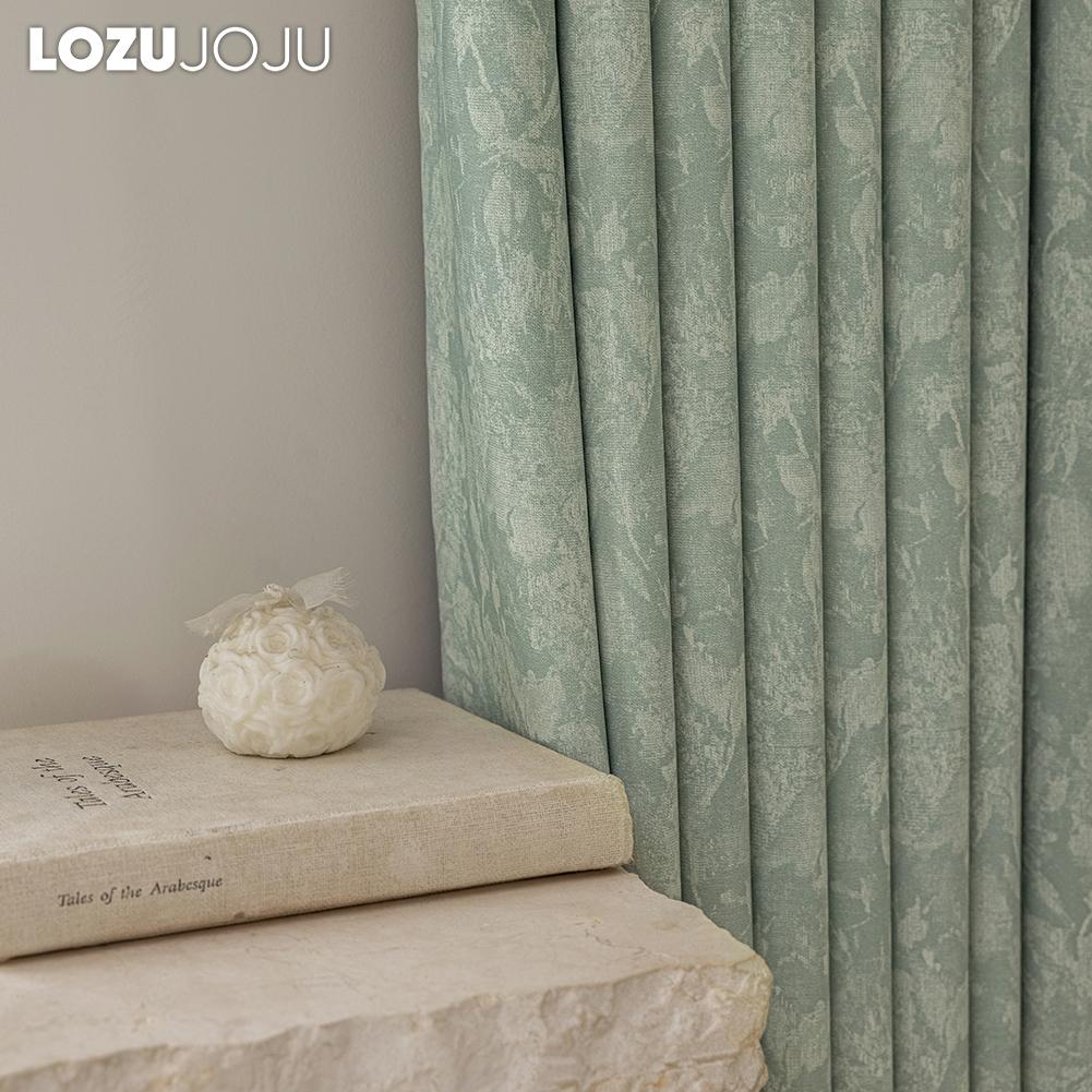 1PC LOZUJOJU 70-80% Shading Degree Jacquard Shading Texture Curtain Lace Curtain for Bedroom Living Room Window Decoration Home Decor
