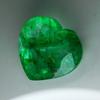 Natural Emerald Green Heart Cut 8.3 Ct   Earring Size Loose Gemstones