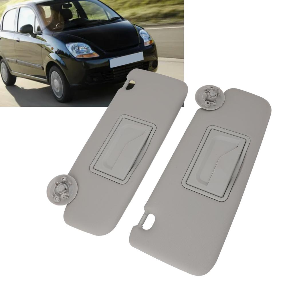 1 пара автомобильных солнцезащитных козырьков с УФ-защитой, серый левый и правый солнцезащитный козырек с зеркалом для SONIC 2012-2020 гг.