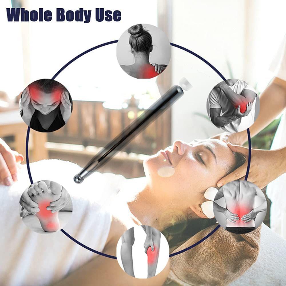 Ручка для скребкового массажа, инструмент для массажа тканей, акупунктурная ручка, камень терагерцовой энергии, массажная палочка для триггерных точек