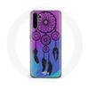 Чехол для Huawei P30 Ловец снов Черный Синий и Фиолетовый фон