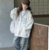 2025 Весенне-осенняя корейская повседневная толстовка с капюшоном для девочек