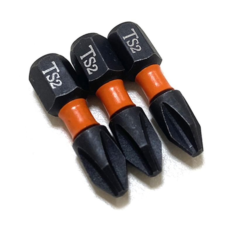 10Pcs Impact Antislip Screwdriver Bit 1/4inch Hex Shank Magnetic Tip Crossing Screwdriver Bit Set Impact Bit