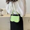 Stylish Small Square Pu Handbag For Women Trendy Crossbody Bag With Synthetic Leather Lining