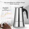 Stainless Steel Mocha Pot with Portable Electric Coffee Maker