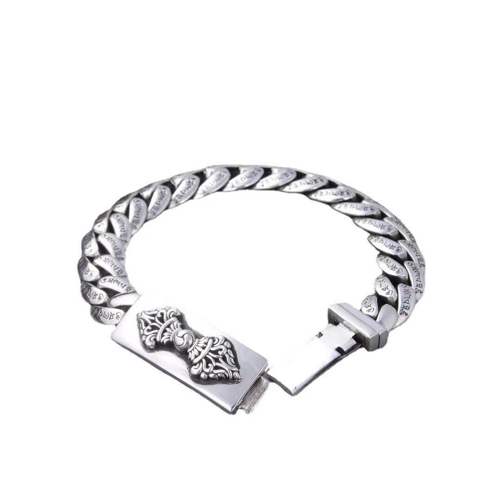 New Six Character Mantra Bracelet, Retro, Vintage, Used, Diamond Slug, Men's Popular Whip Bracelet, Jewelry