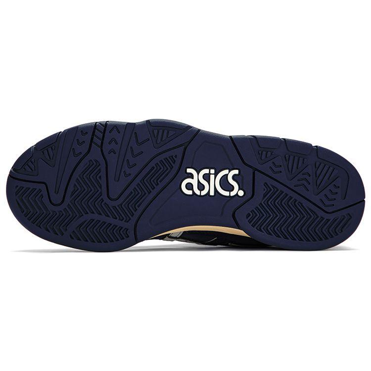 Asics Gel-Fuse Og Ретро Уличный Стиль Прогулки по Городу Трендовые Универсальные Низкие Ретро Баскетбольные Кроссовки Унисекс Кроссовки Темно-Синий 1203A398-400