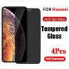 4 шт. Защитное стекло с защитой от шпионажа для Huawei Y7A Y9A Y6P Y7P Y8P Y9 Y7 Y6 Y6S Y9S Pro Prime 2019 2020 Nova Y90 Y70 9 SE 8i 3i 5T 6SE