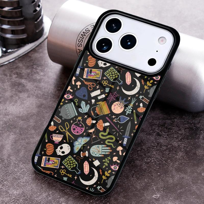 Чехол для телефона на Хэллоуин для iPhone 17 16 15 Pro Max Air 14 13 12 11 Plus Ударопрочный чехол