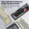 Механическая клавиатура T WOLF T50 96+1 клавиша Проводная игровая клавиатура Высококачественные колпачки клавиш из АБС-пластика двойного литья Синие переключатели