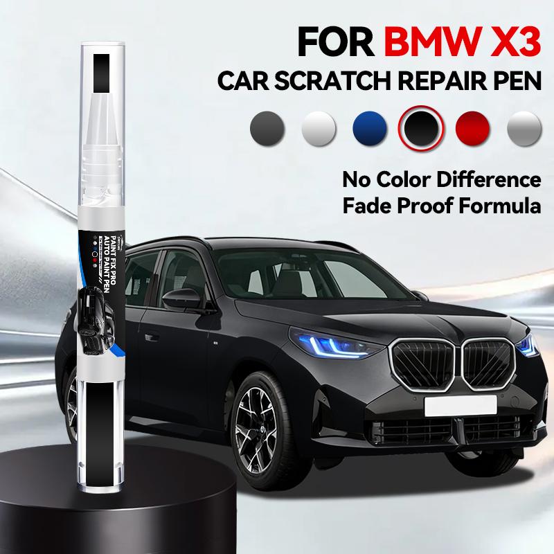For BMW X3 NA Paint Repair Pen Touch Up Scratch Remover DIY Auto Accessories Black White Yellow Green Pink Blue