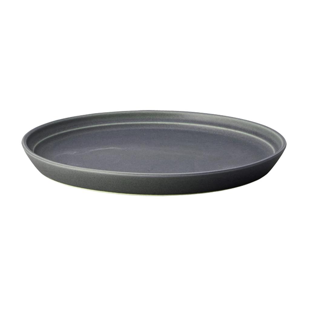 KINTO FOG Dark Microwave and Dishwasher Product 26366 Plate, 200mm, Gray, Safe, Code