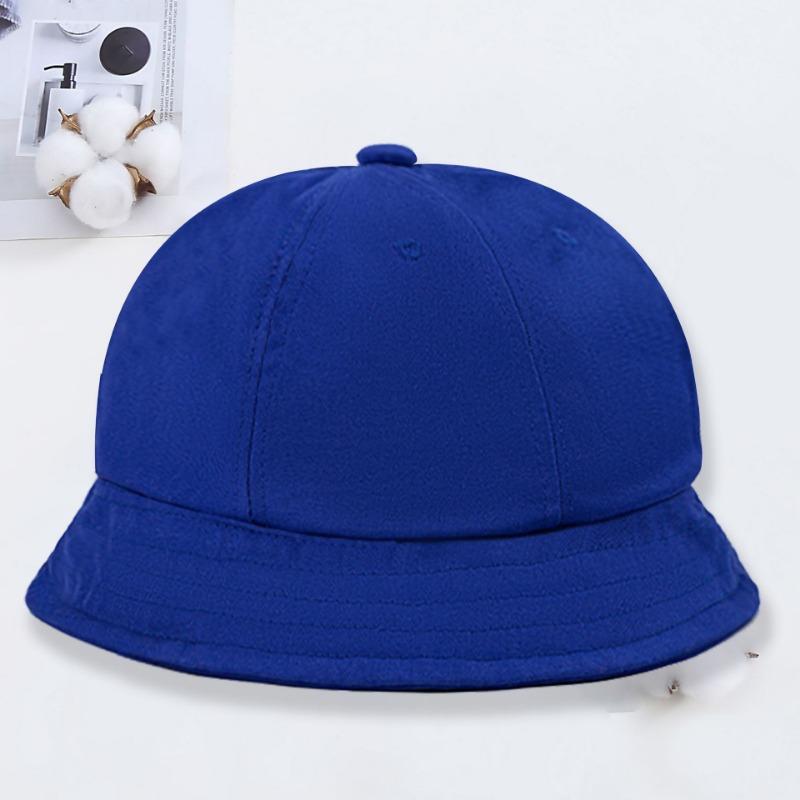 Children's Small Yellow Hat Print Kindergarten Dome Basin Hat Student Sun Hat Cute Ball Hat Sun Protection Bucket Hat