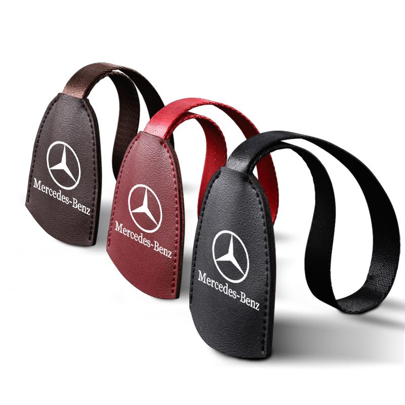 PU Leather Car Seat Back Hooks Universal Interior Accessories For Mercedes-Benz W108 W124 W126 W140 W168 W169 W176 W177 W20 ZF8