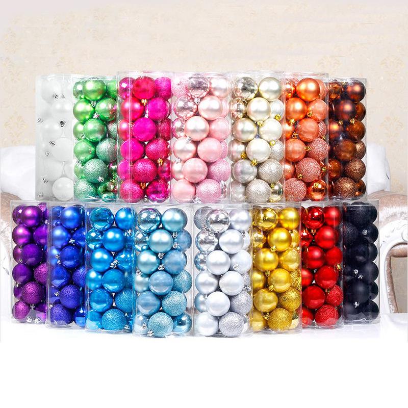24PCS Christmas Balls Baubles Xmas Tree Ornament Christmas Party Home Decoration