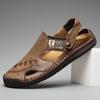 Summer Men's Leather Sandals Male Shoes Beach Sandals Outdoor Casual Sneakers Classic Men's Shoes Plus Size 48