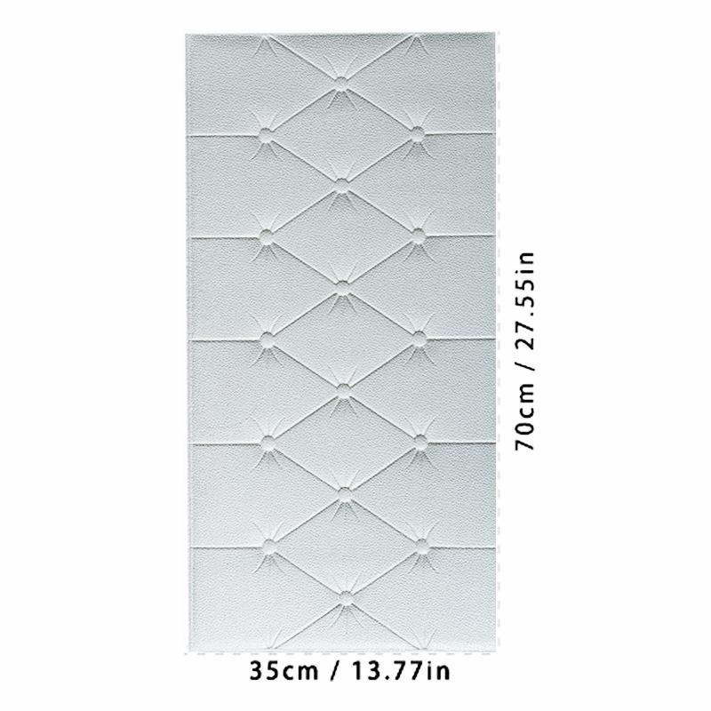 3D DIY Наклейки на стену Обои Самоклеящиеся Утолщенные Татами Противоударный Настенный Мат Накладка Детская Спальня Гостиная Водонепроницаемые