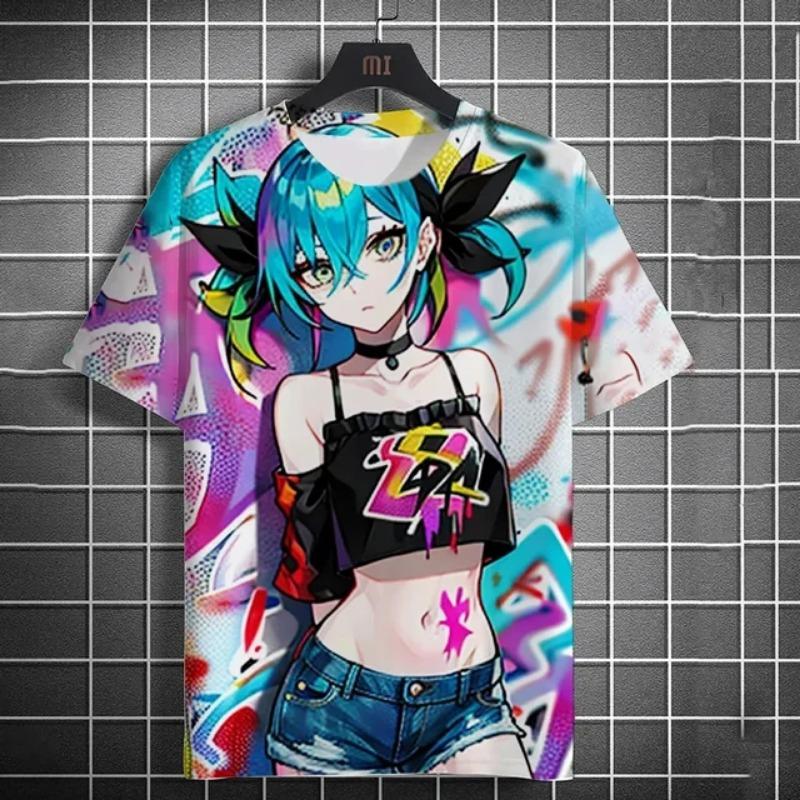 Мужская футболка с 3D-принтом животных, модные футболки с рисунком волка, короткие рукава, повседневные футболки с круглым вырезом, уличная одежда