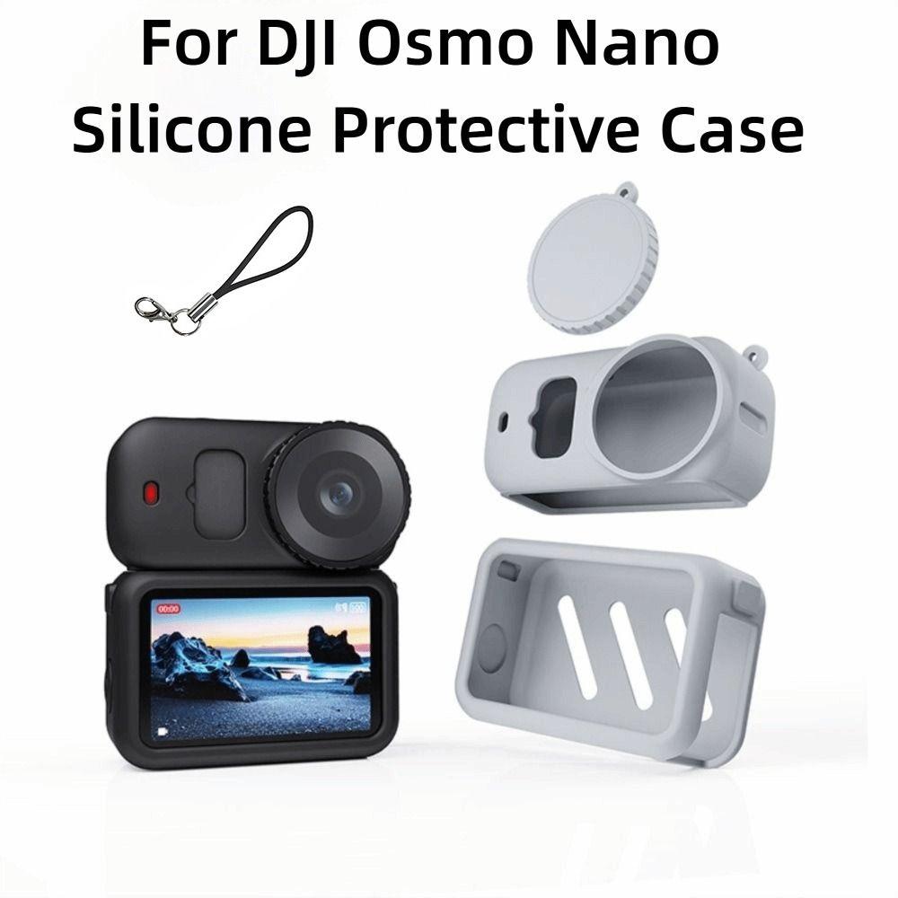 3 шт./набор Силиконовый мягкий чехол Полная защита Корпус камеры для DJI Osmo Nano Аксессуары