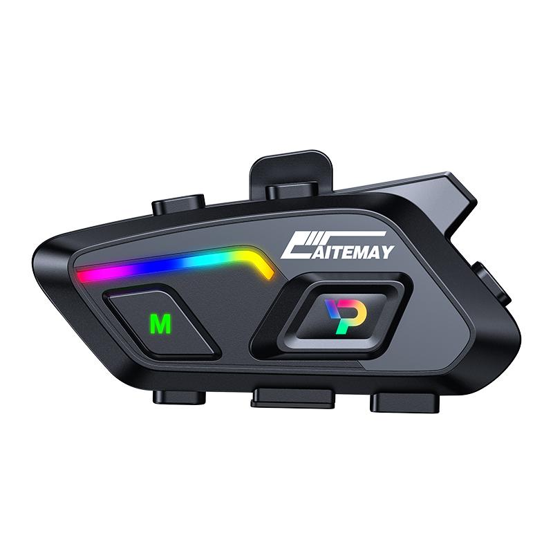 P20 Мотоциклетный шлем Bluetooth гарнитура с подсветкой Водонепроницаемый стерео музыкальный плеер Hands-free звонки 1000mAh Мотоциклетные наушники