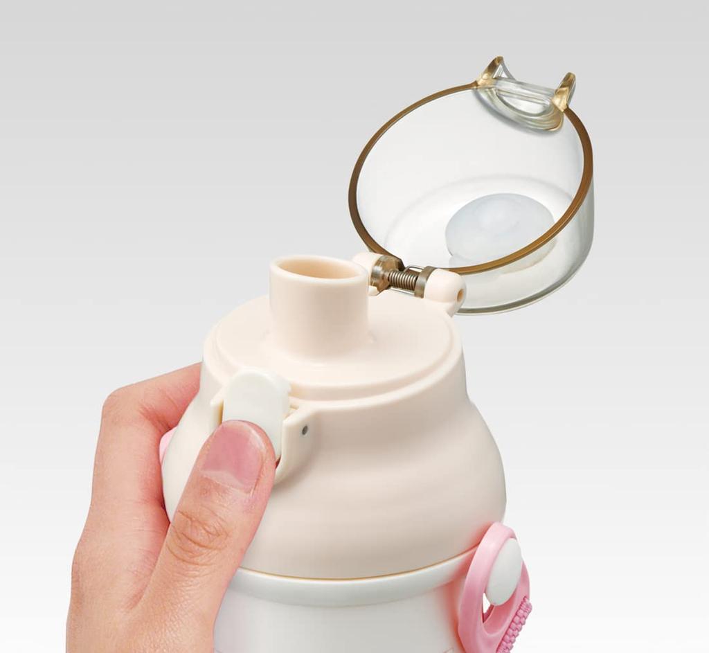 Бутылка для воды Skater Sumikkogurashi Okaiyasan 480 мл, антибактериальная, пластиковая, для девочек, сделано в Японии, детская PSB5SANAG-A