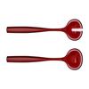 Couverts À Salade - Guzzini - Dolce Vita - Plastique Bio - Rouge - 2 Pièces