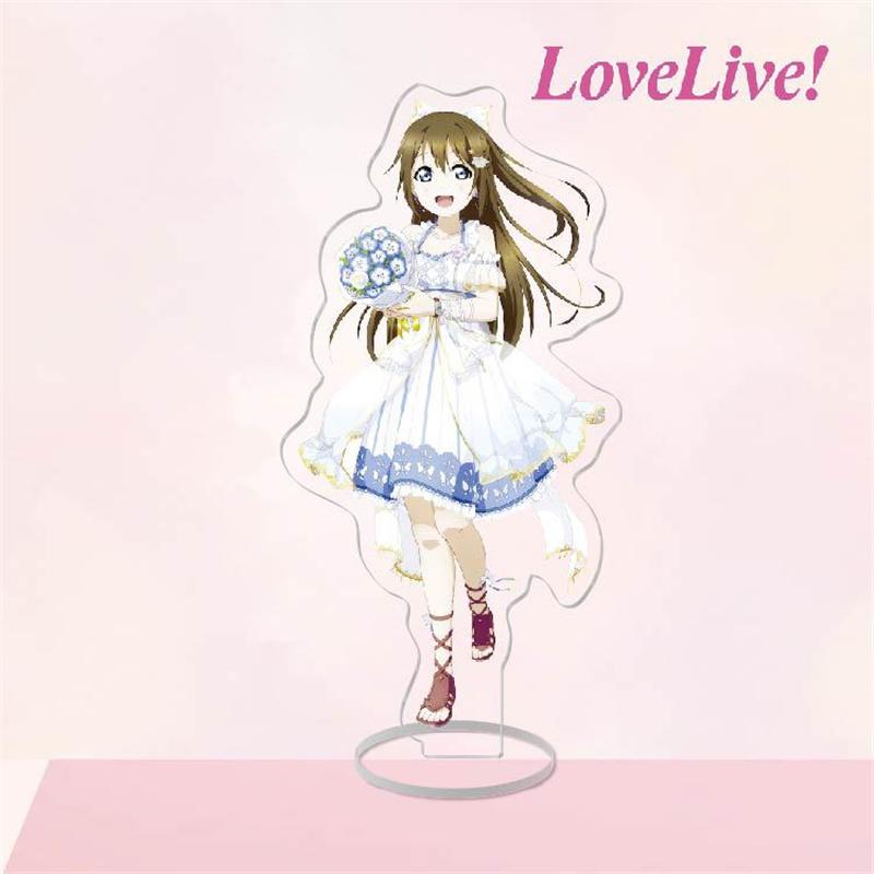 Мода Аниме Love Live Group Стенд Модель Пластина Брелок Котори Минами Нико Ядзава Сонода Уми Фигурки Стенд Держатель Стол