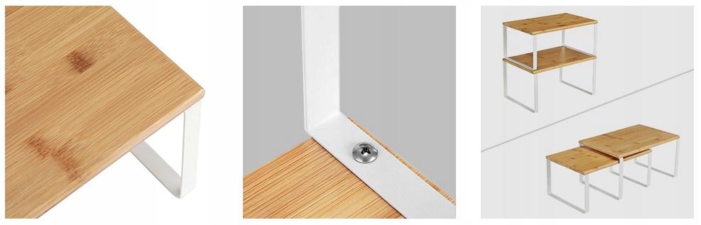 Kitchen herb rack, cabinet organizer set, kitchen countertop shelf