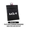 BBEB3 Car Air Vent Sunglass Phone Coin Key ID Card Storage Bag For KIA K5 K2 Optima Soul Spectra Niro Cadenza Sephia Carens
