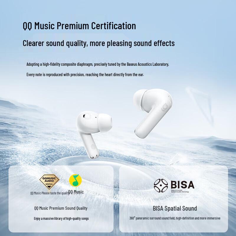 Baseus BP1 NC True Wireless In-Ear Noise-Cancelling Earbuds