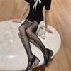 Y2k Lolita Spring Japanese Style For Girls Women Stockings Mesh Tights Female Hosiery Bow Pantyhose