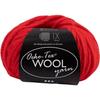 Ball of Wool - Oeko-Tex Wool Yarn - 50 G - Color Red - Lightweight Yarn for Knitting