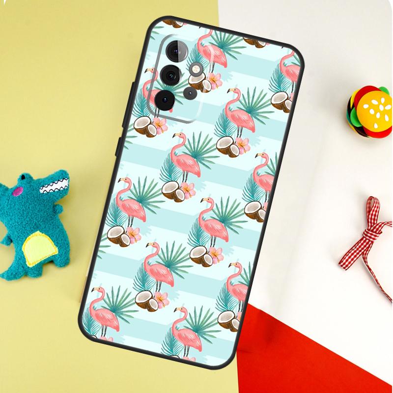 Летние Фрукты Кокос Для Samsung Galaxy A53 A33 A13 A54 A34 A14 A55 A35 A15 A05 A06 A16 A22 A32 A52 Чехол для Телефона