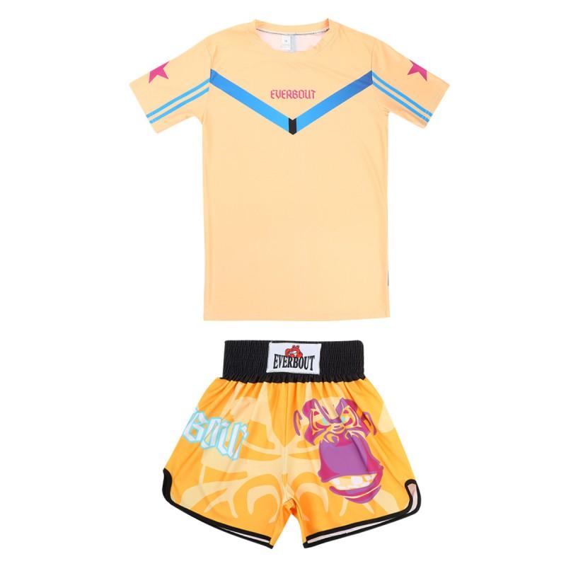 MMA Boxing Muay Thai Training Suit Set Men Women Kids Lightweight Combat Sport Apparel