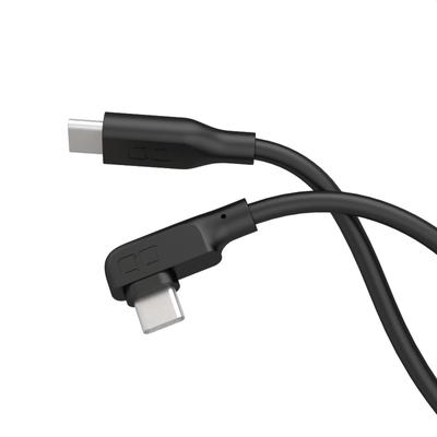 Мягкий силиконовый кабель CIO C to C 100 Вт PD кабель для быстрой зарядки iPhone15 16 Macbook Galaxy Google Pixel Android (USB Type-C/USB-C) Не спутывается / /