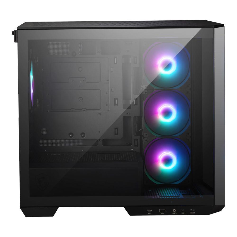 Obudowa MSI MAG PANO M100R PZ M-ATX Micro Tower z oknem, bez zasilacza