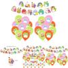 Squishmallows Birthday Party Supplies Set With Balloons Cake Toppers And Banner