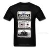 Мужская футболка K7 Punk Mix Tees Хип-хоп футболка Cassette 3D Tops Черная футболка 100% хлопок Модная уличная одежда Лето Оптовая продажа