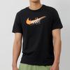 Nike T Shirts Men's Black Crew Neck Moderate Straight Fit FD0125-010