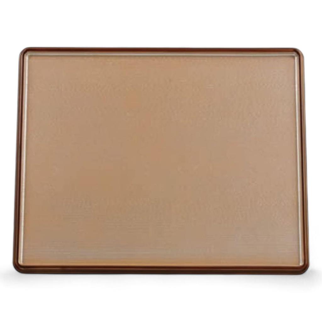 Manyo Tray with Silver and Transparent Tortoiseshell Lacquerware Made In Japan J-kitchens 3-shaku Double-Sided (Tray/Obon) Rims, Non-Slip / Black,