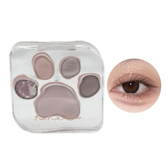 Палитра теней для век Cat Paw, 5 цветов, мерцающие матовые, натуральные, нюдовые, стойкие