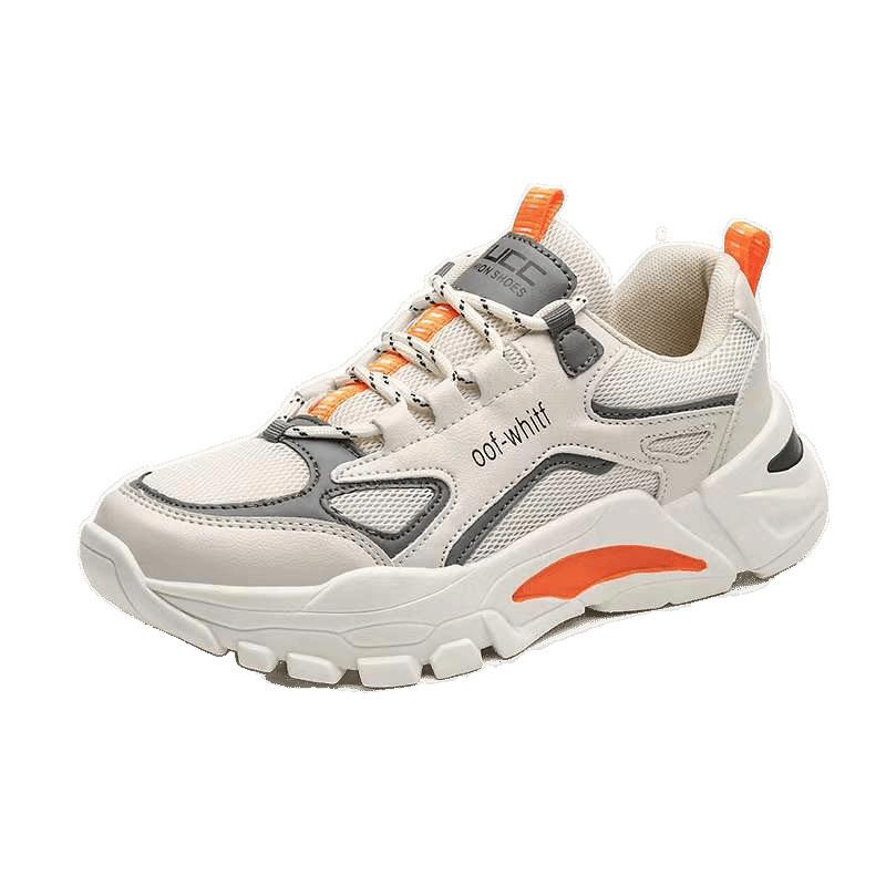 Низкие кроссовки мужские весенне-летние студенческие туфли для папы из хлопчатобумажной ткани с дышащими вставками модные кроссовки для бега