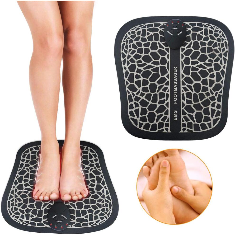 Compact Foot Massager For Relief From Neuropathy Pain, Improves Circulation Through Electrical Muscle Stimulation, Portable And Travel Friendly