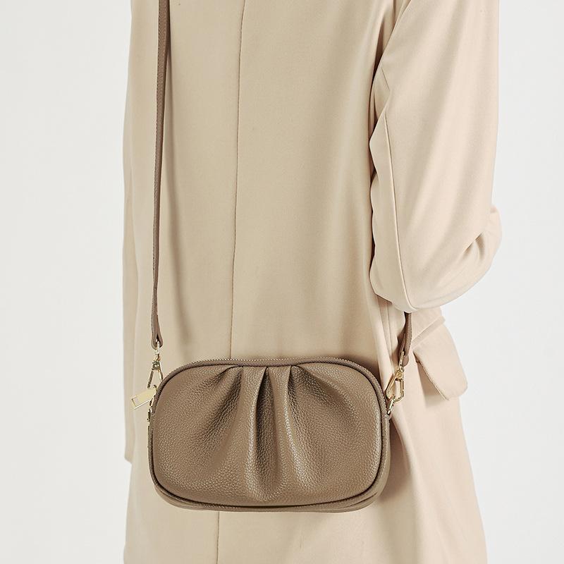 Женская сумка из натуральной кожи, высококачественная сумка для мобильного телефона, кошелек для монет из коровьей кожи с верхним слоем, сумка на одно плечо