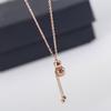 316L Stainless Steel No Fading Chinese Style Lucky Gourd Necklace Simple Stainless Steel Women's Necklace Wholesale Necklace for Women